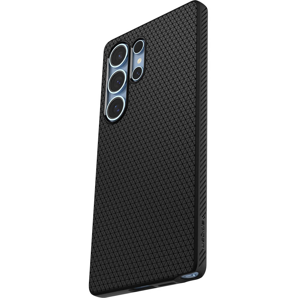 Handyhülle für Galaxy S25 Ultra, Spigen Liquid Air, Schwarz