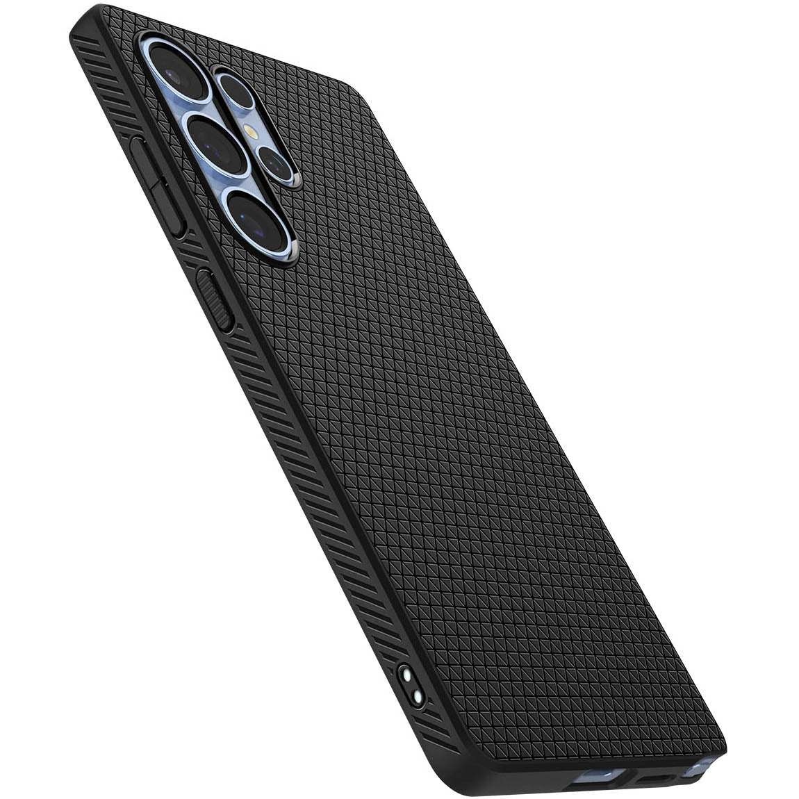Handyhülle für Galaxy S25 Ultra, Spigen Liquid Air, Schwarz