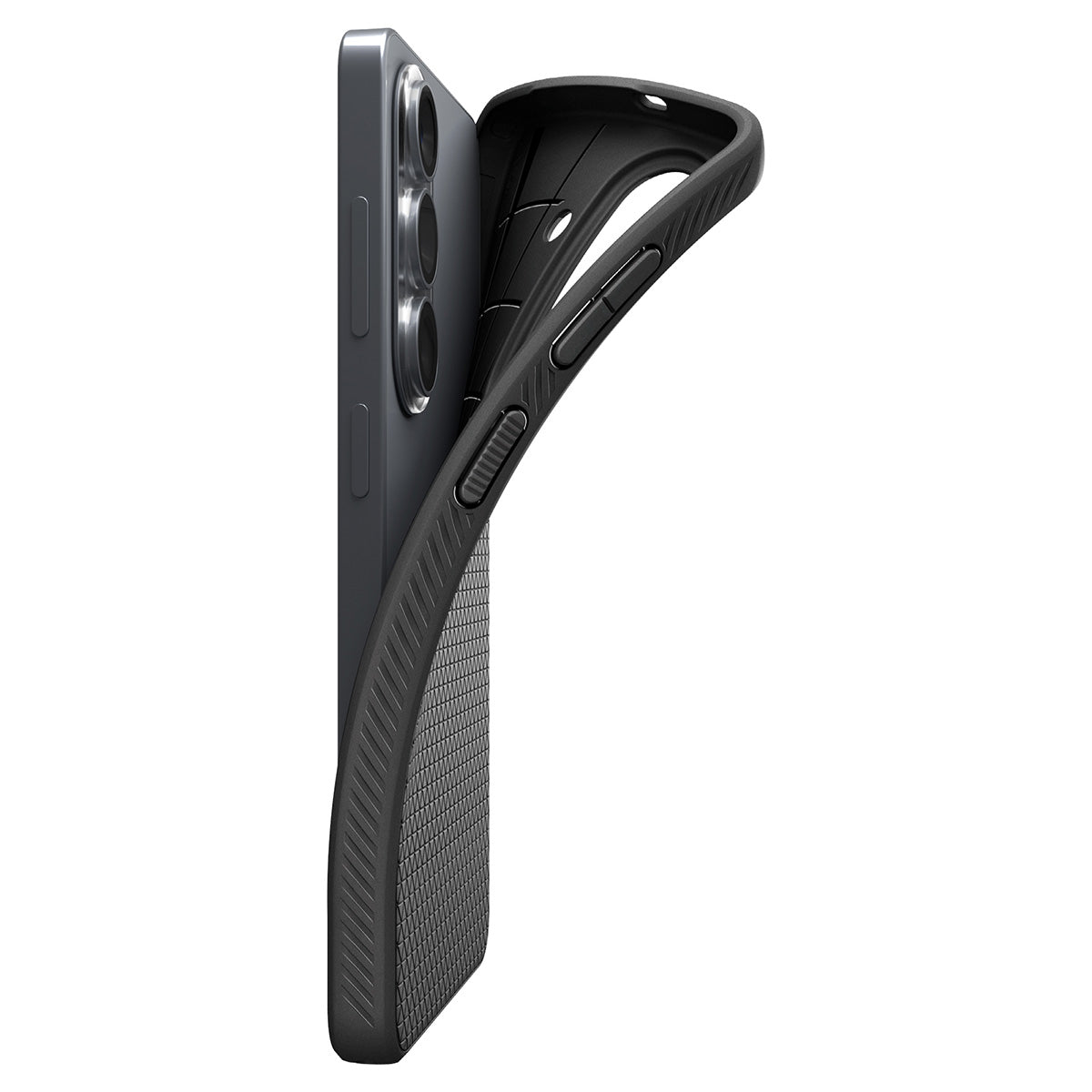 Handyhülle für Galaxy S26, Spigen Liquid Air, Schwarz