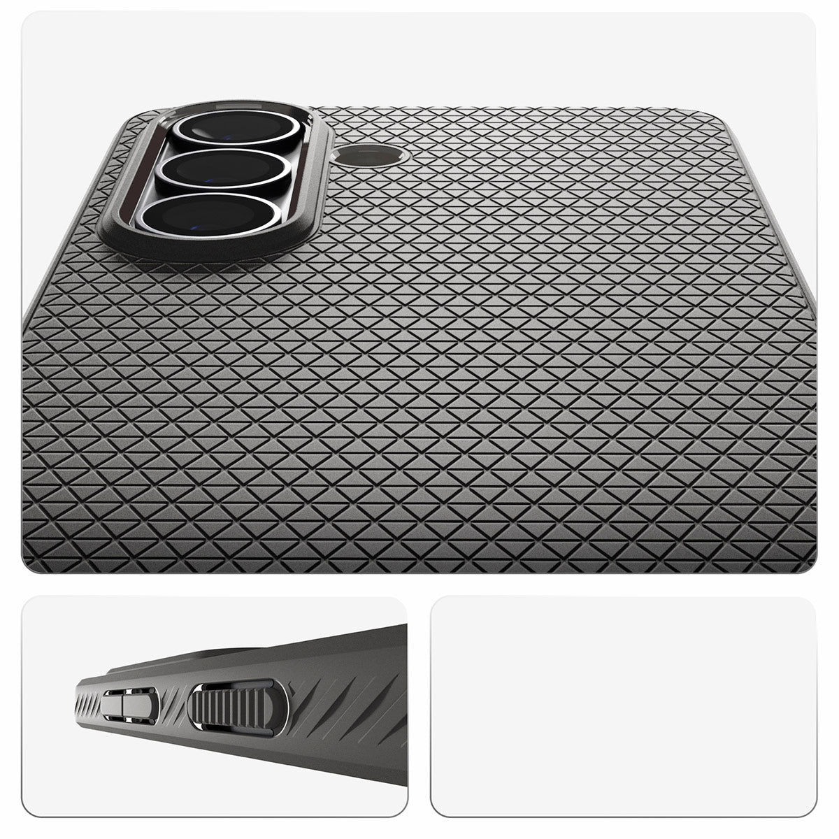 Handyhülle für Galaxy S26 Plus, Spigen Liquid Air, Grau