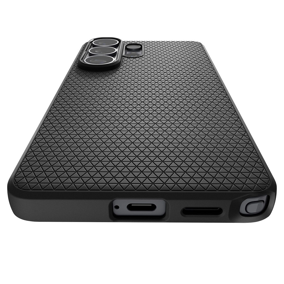Handyhülle für Galaxy S26 Ultra, Spigen Liquid Air, Schwarz