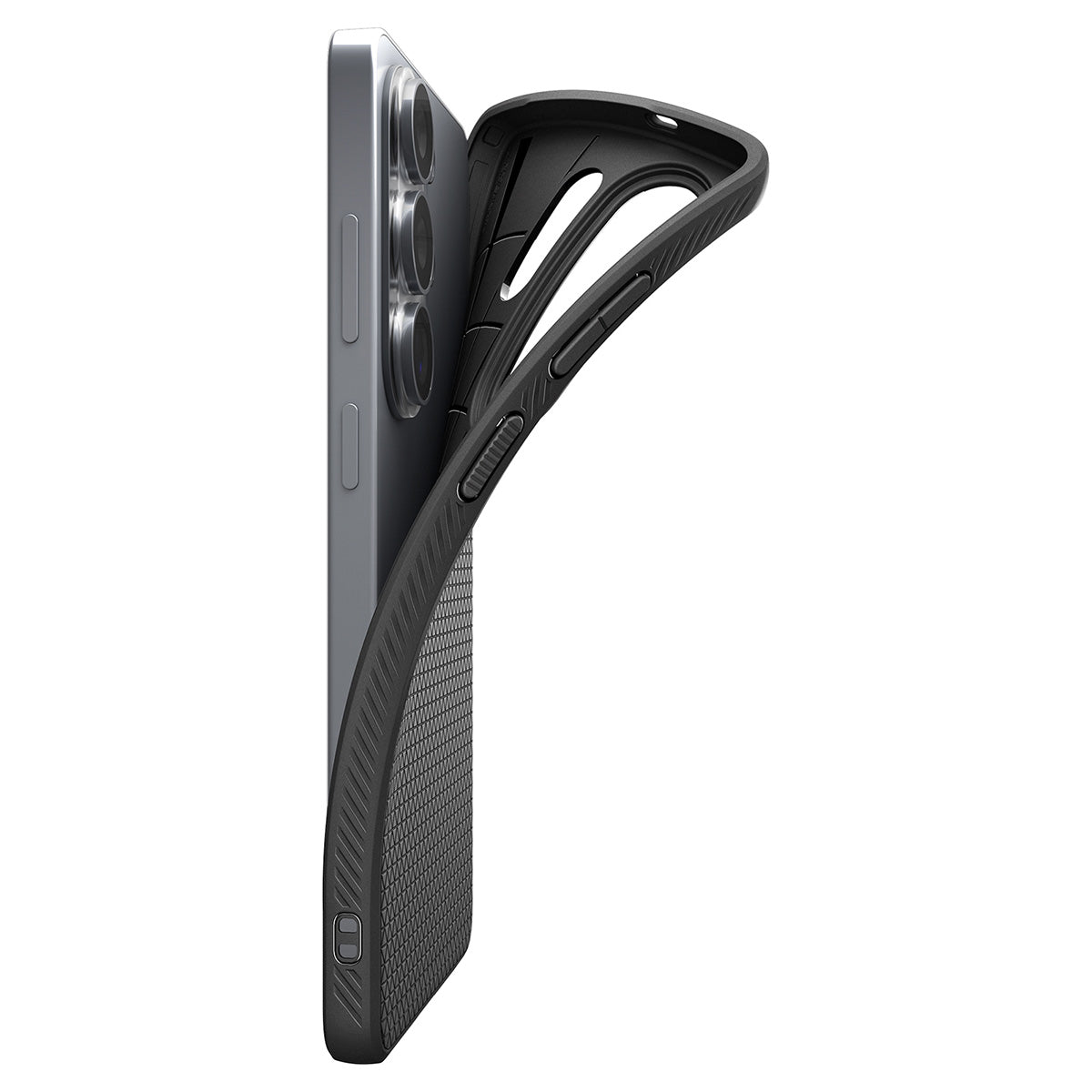 Handyhülle für Galaxy S26 Ultra, Spigen Liquid Air, Schwarz