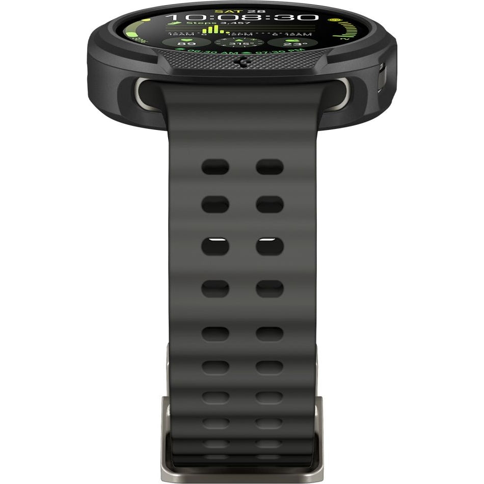 Hülle für Galaxy Watch 8 44 mm, Spigen Liquid Air, Schwarz
