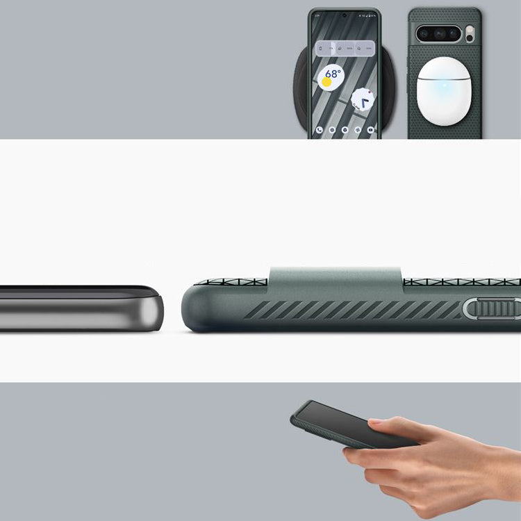 Schutzhülle Spigen Liquid Air für Google Pixel 8 Pro, Grün