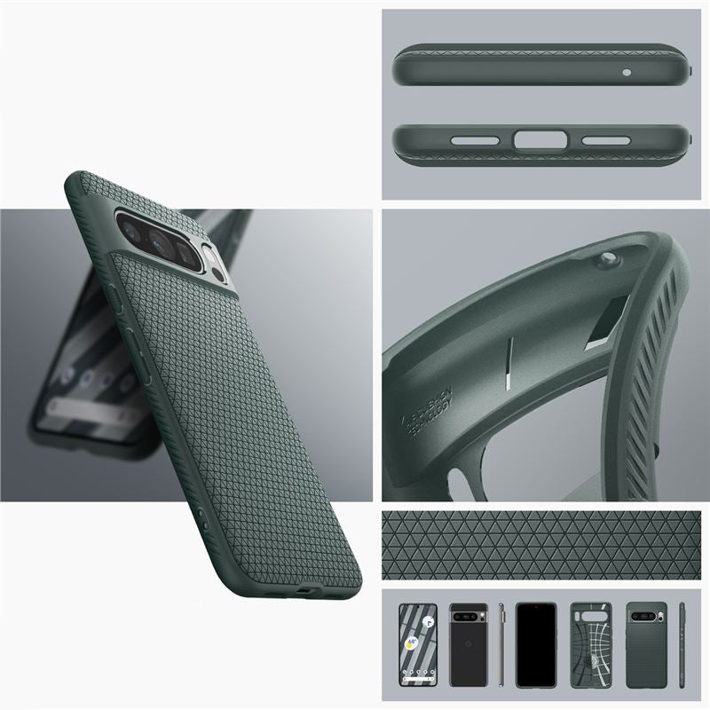 Schutzhülle Spigen Liquid Air für Google Pixel 8 Pro, Grün