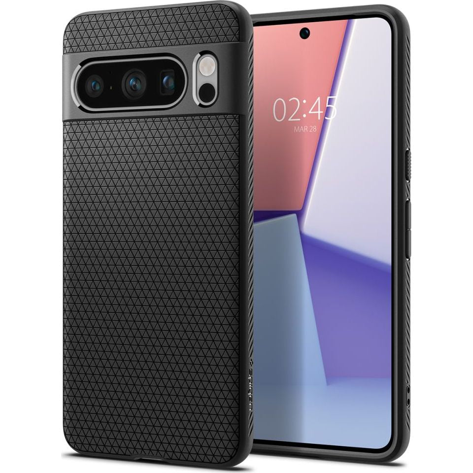 Schutzhülle Spigen Liquid Air für Google Pixel 8 Pro, Schwarz