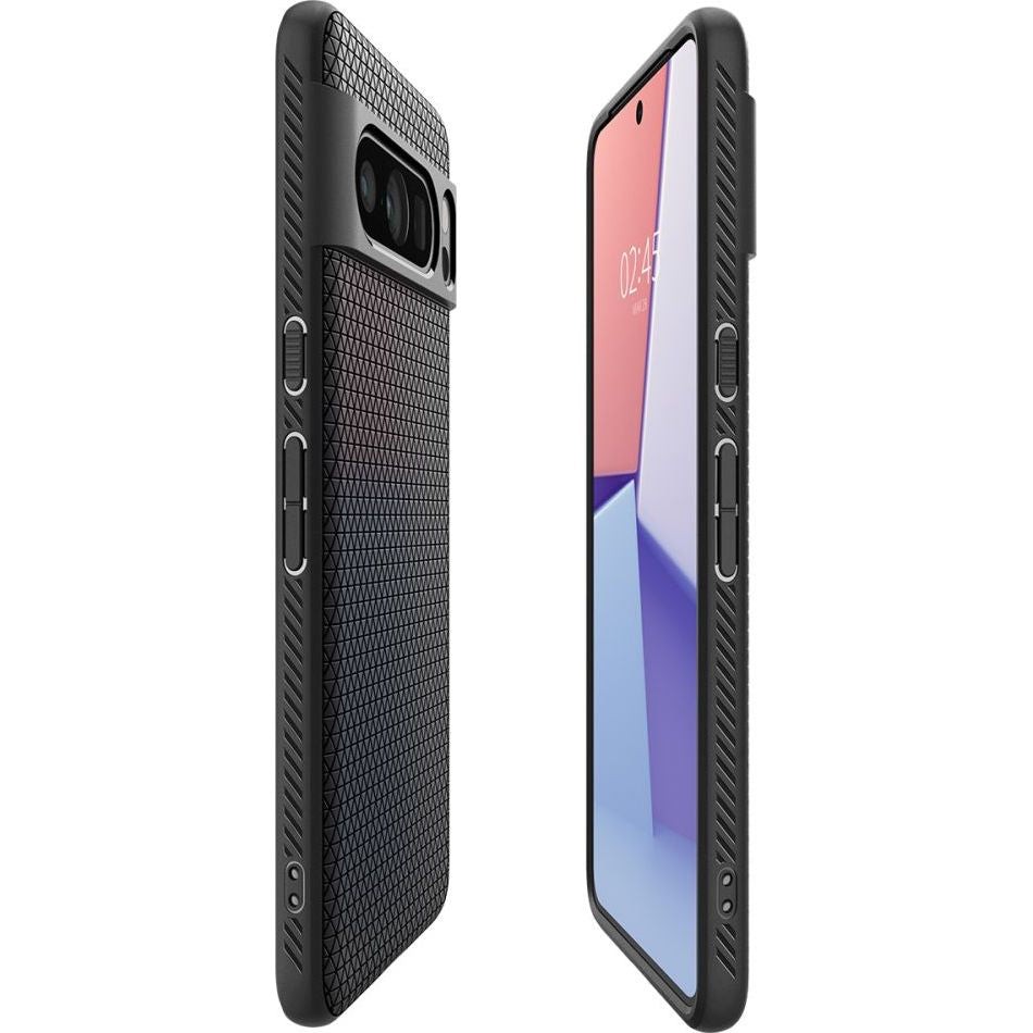 Schutzhülle Spigen Liquid Air für Google Pixel 8 Pro, Schwarz