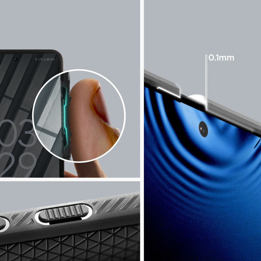 Schutzhülle Spigen Liquid Air für Google Pixel 8 Pro, Schwarz