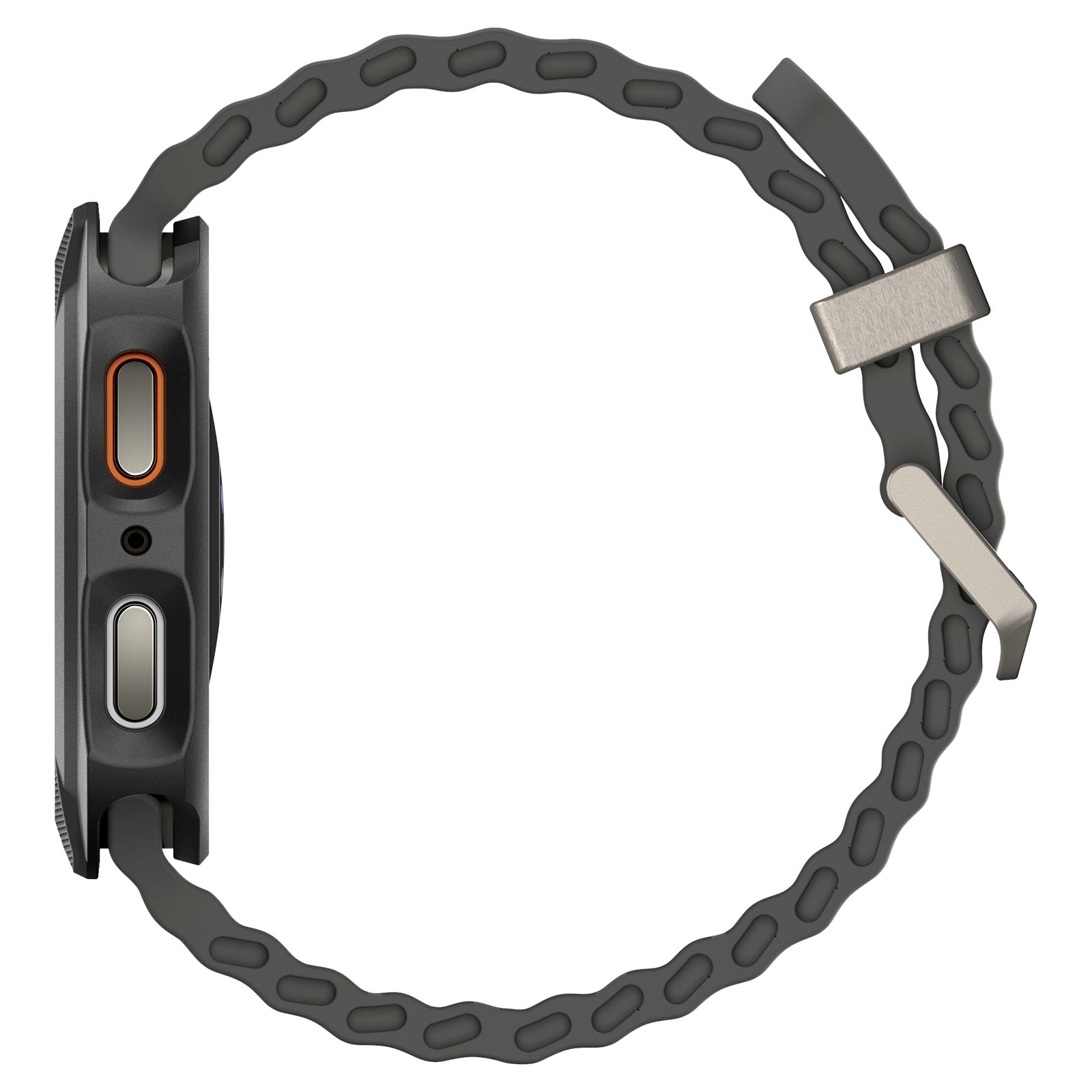 Hülle für Galaxy Watch 8 40 mm, Spigen Liquid Air, Schwarz