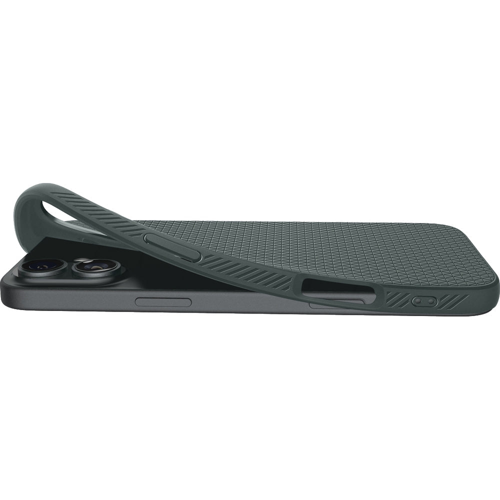 Handyhülle für iPhone 16, Spigen Liquid Air, Grün