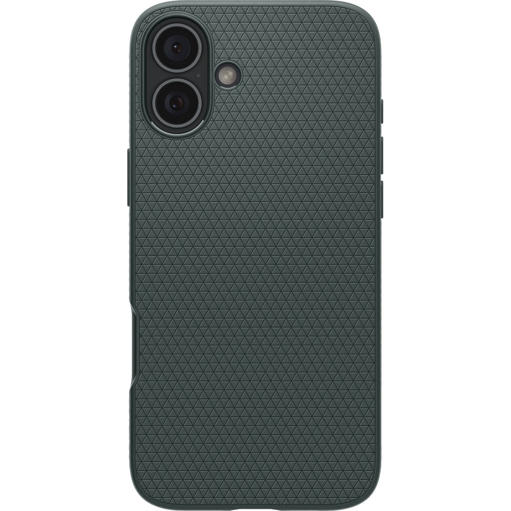 Handyhülle für iPhone 16, Spigen Liquid Air, Grün