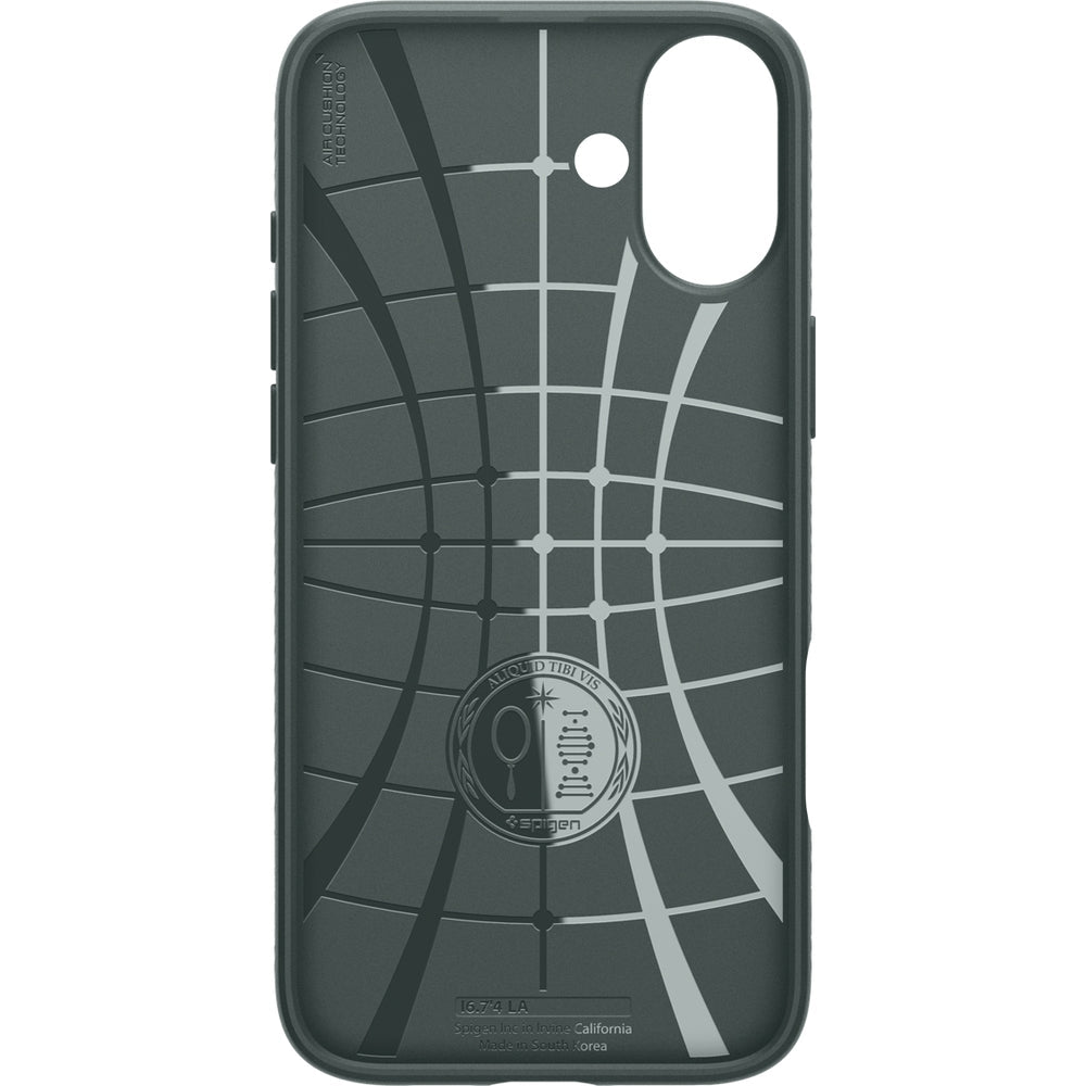 Handyhülle für iPhone 16, Spigen Liquid Air, Grün