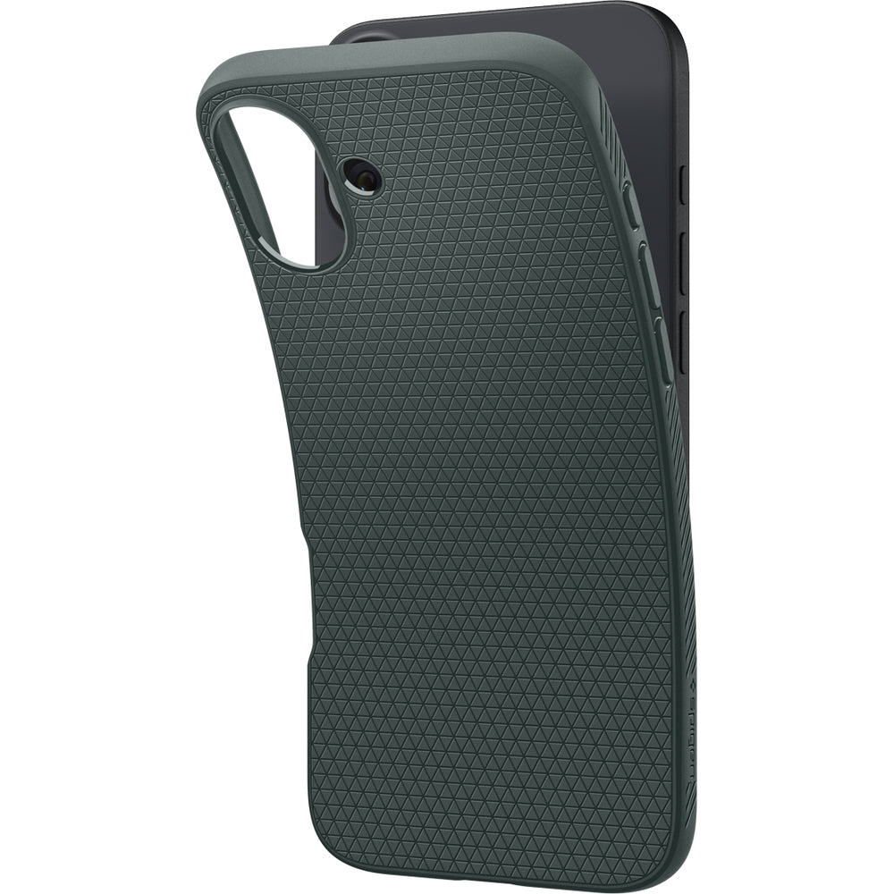 Handyhülle für iPhone 16, Spigen Liquid Air, Grün