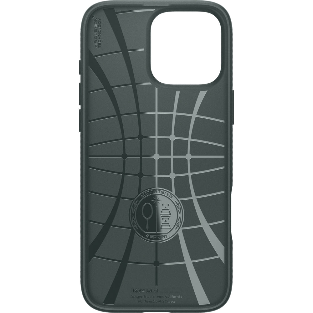 Handyhülle für iPhone 16 Pro, Spigen Liquid Air, Grün