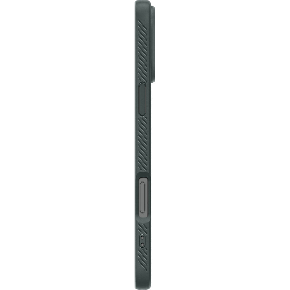 Handyhülle für iPhone 16 Pro, Spigen Liquid Air, Grün