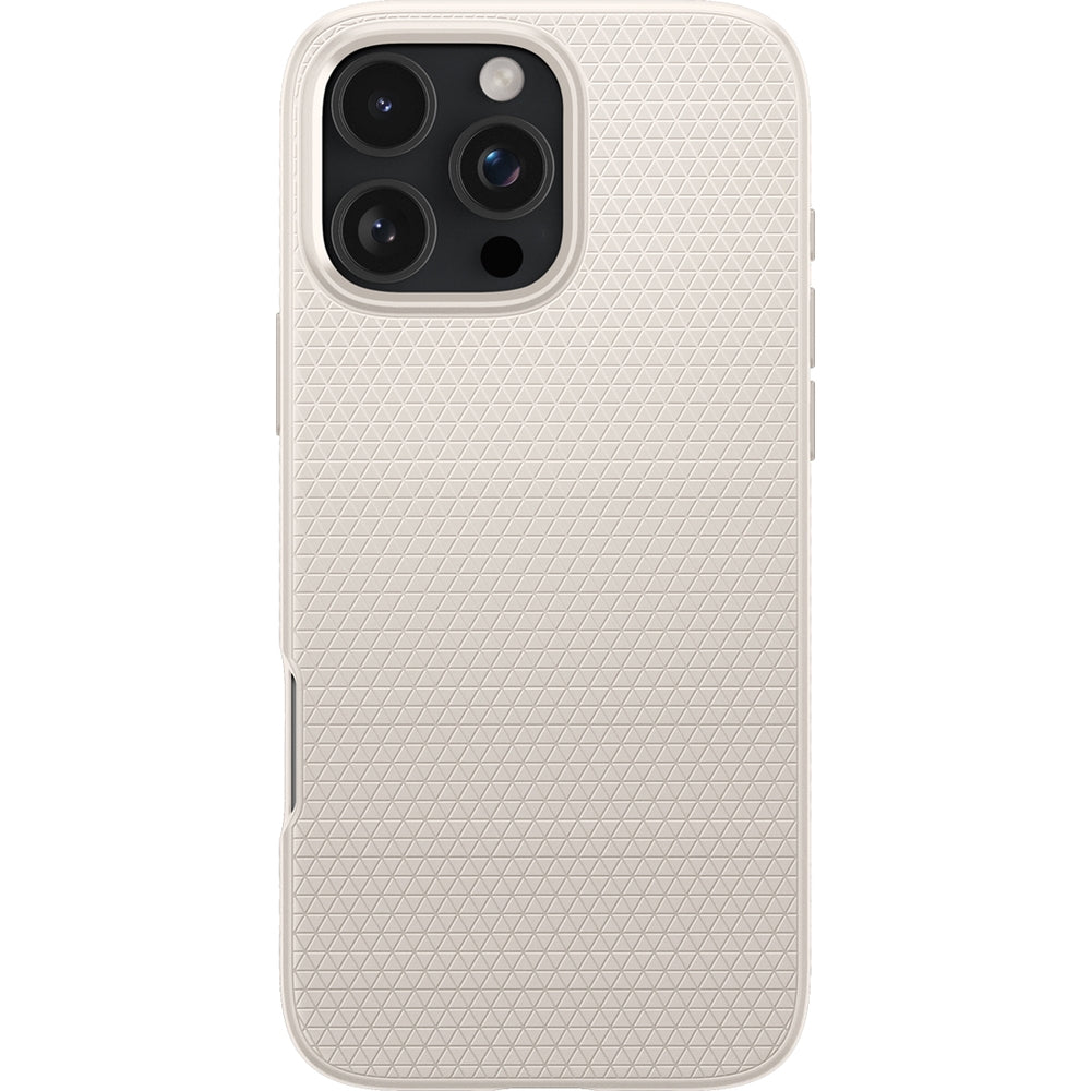 Handyhülle für iPhone 16 Pro Max, Spigen Liquid Air, Beige