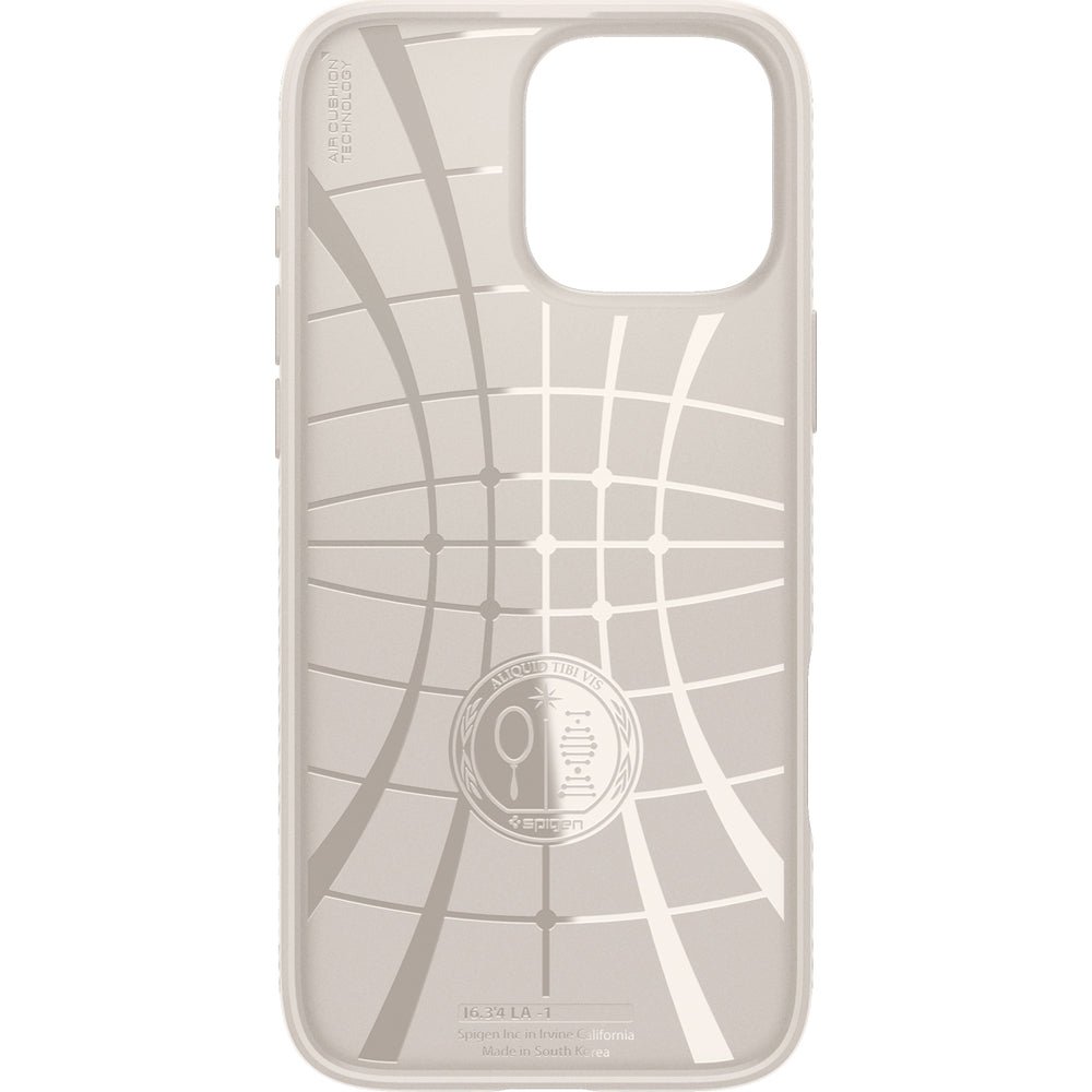 Handyhülle für iPhone 16 Pro Max, Spigen Liquid Air, Beige