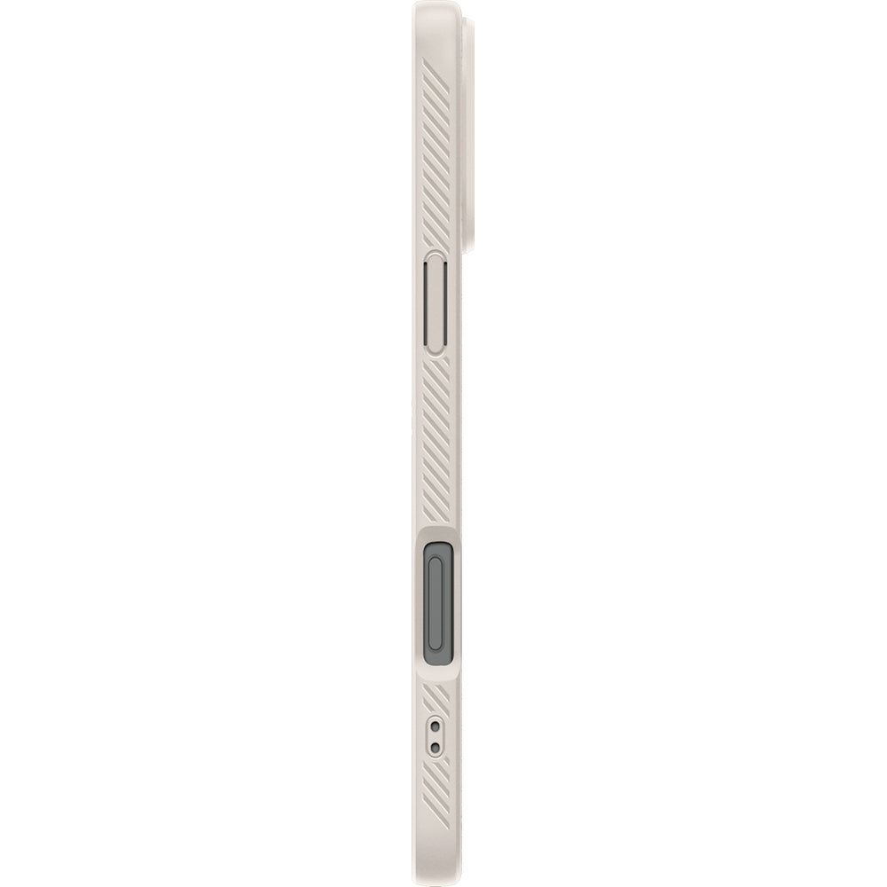 Handyhülle für iPhone 16 Pro, Spigen Liquid Air, Beige
