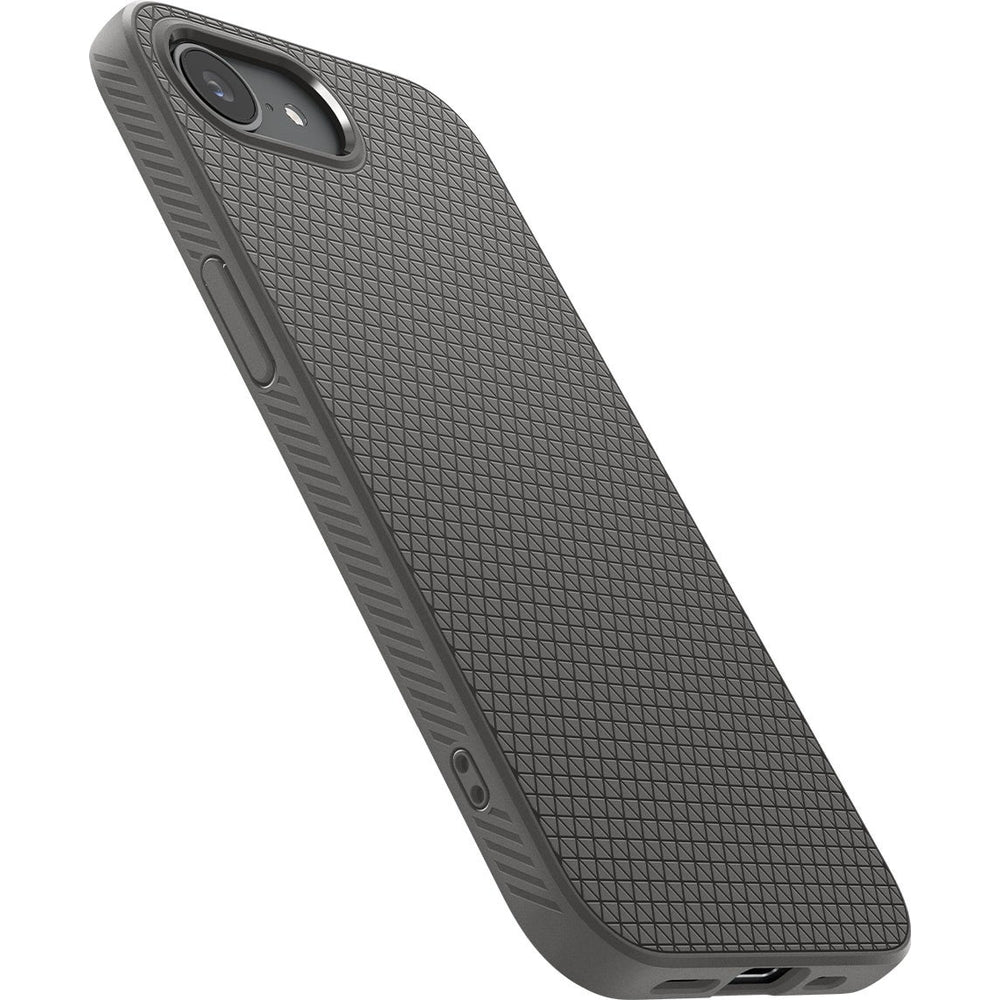 Handyhülle für iPhone 17e / 16e, Spigen Liquid Air, Grau