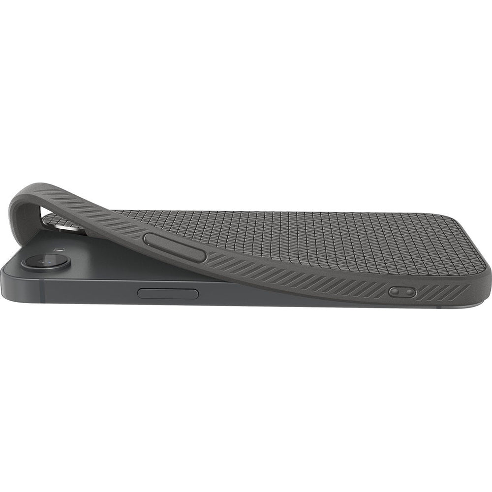 Handyhülle für iPhone 17e / 16e, Spigen Liquid Air, Grau