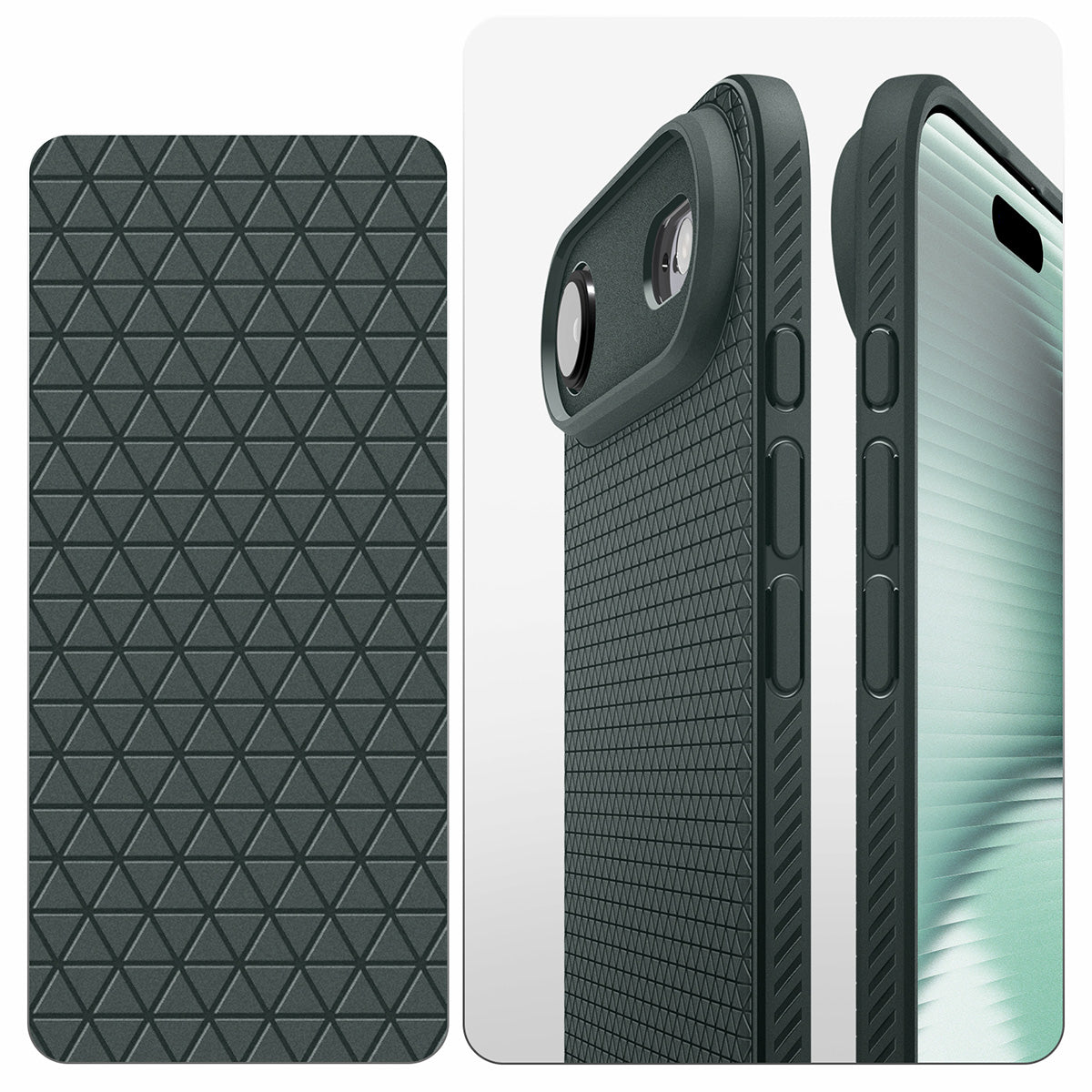 Handyhülle für iPhone Air, Spigen Liquid Air, Grün