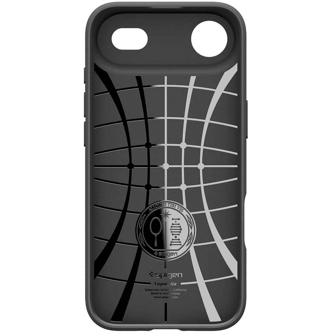 Handyhülle für iPhone Air, Spigen Liquid Air, Schwarz