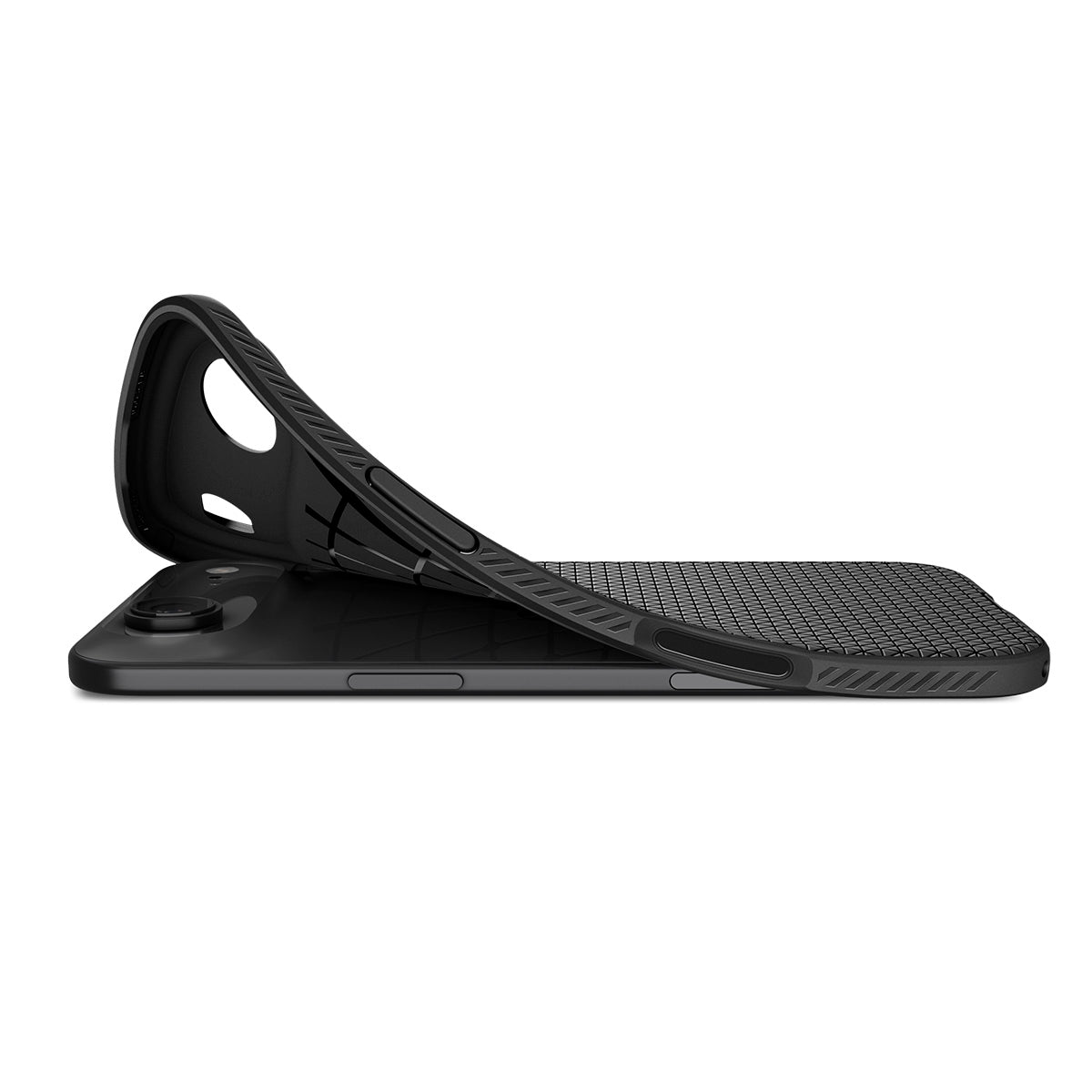 Handyhülle für iPhone Air, Spigen Liquid Air, Schwarz