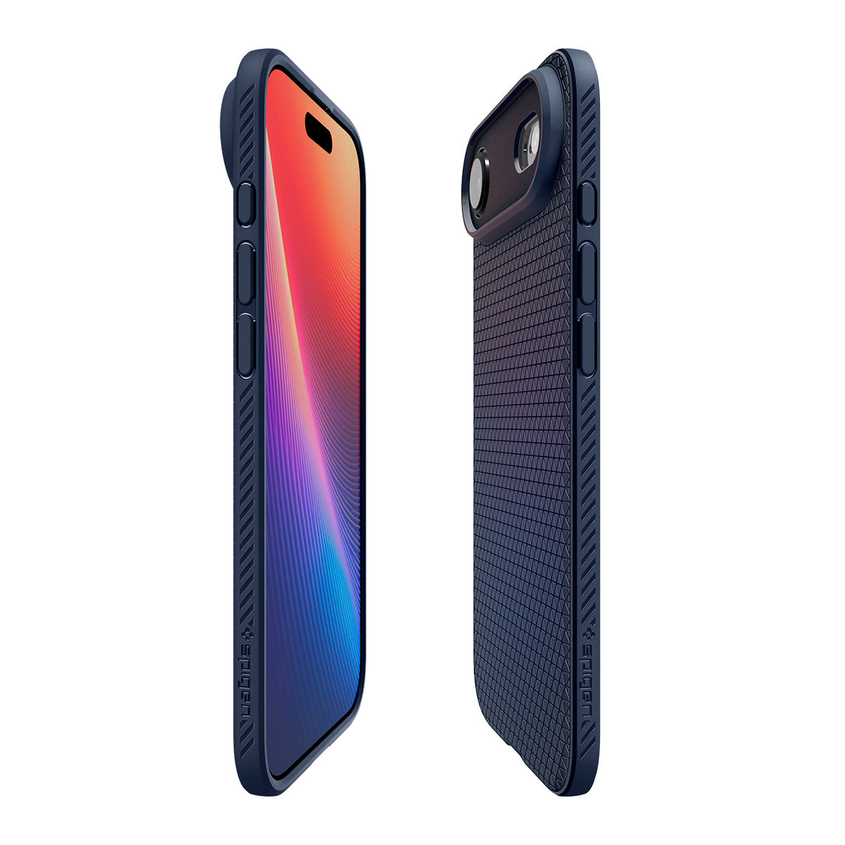 Handyhülle für iPhone Air, Spigen Liquid Air, Dunkelblau