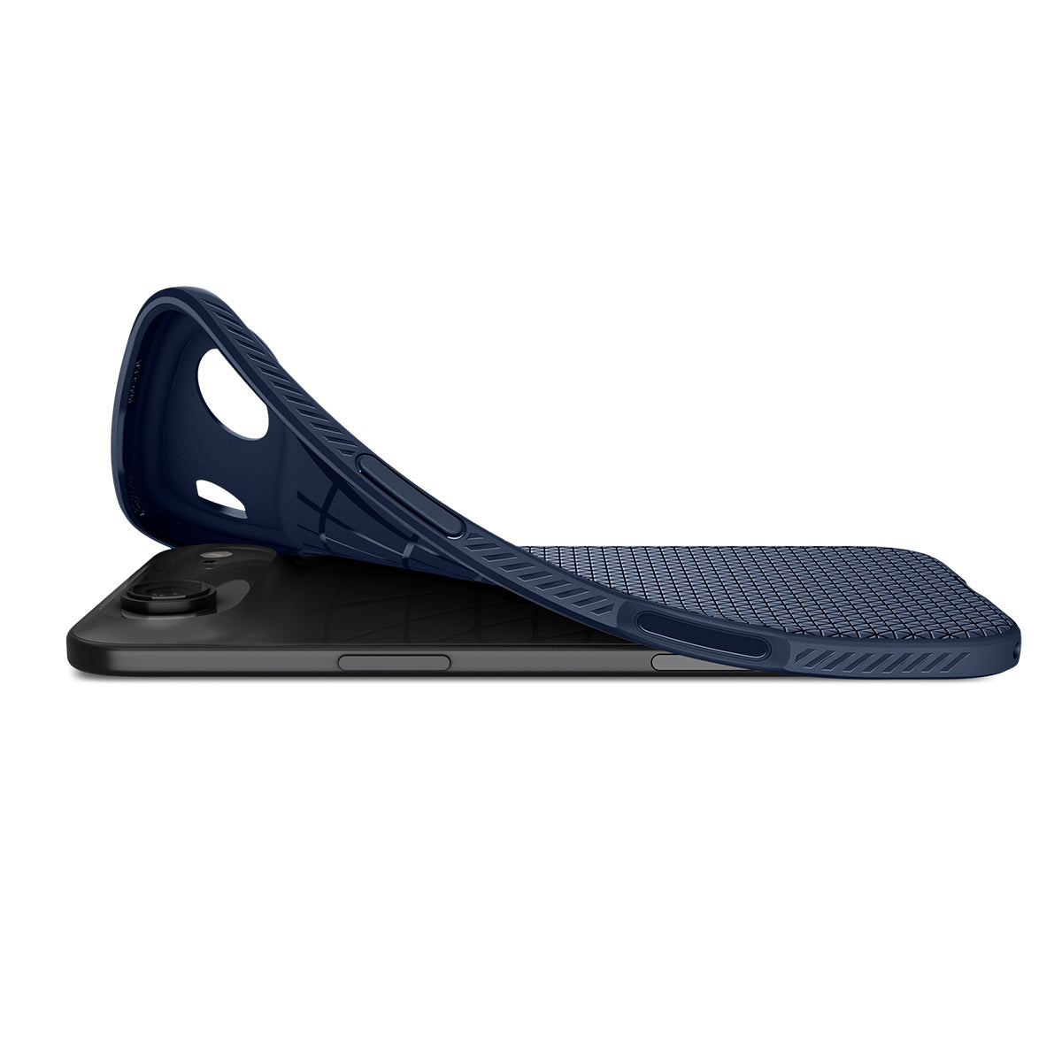 Handyhülle für iPhone Air, Spigen Liquid Air, Dunkelblau