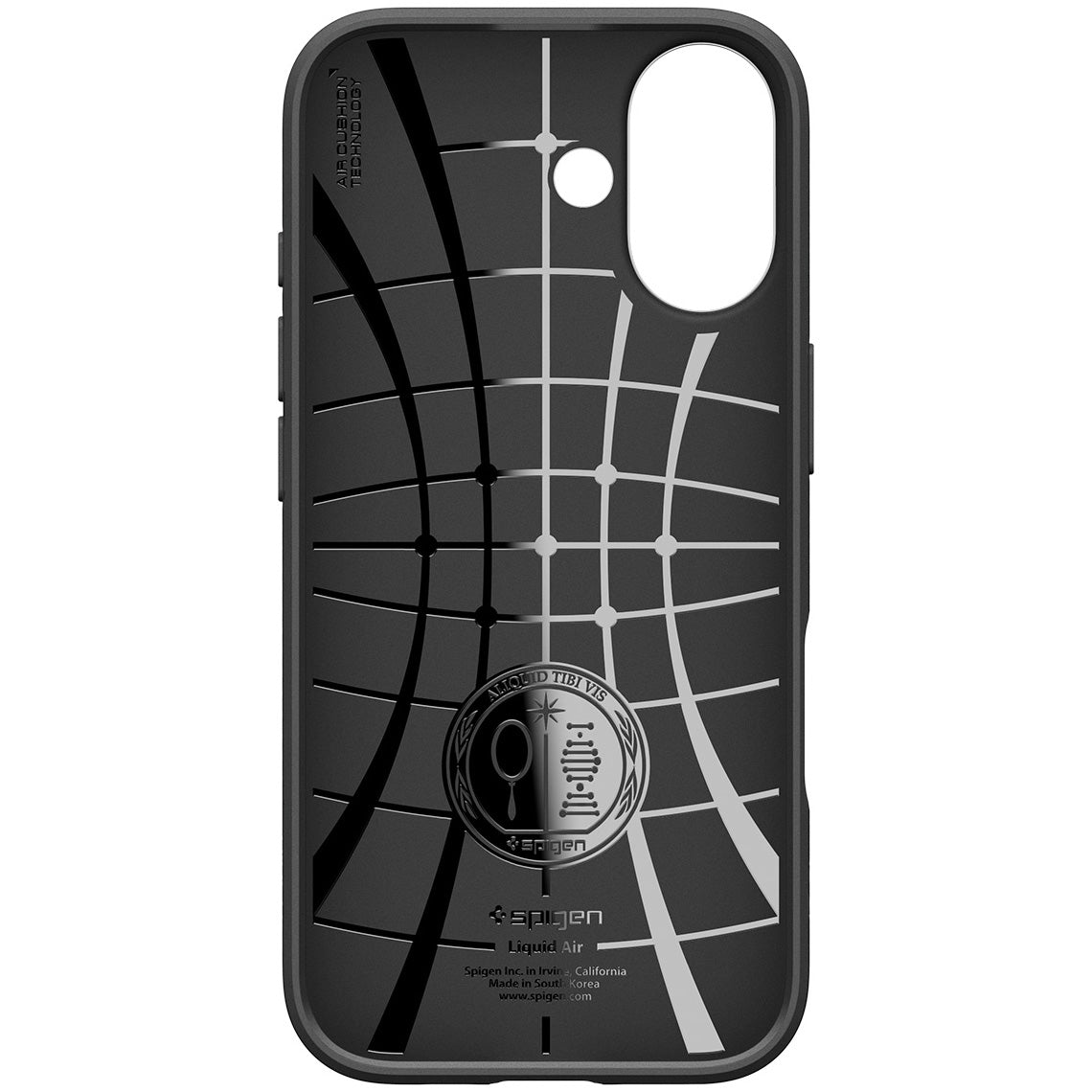 Handyhülle für iPhone 17, Spigen Liquid Air, Schwarz