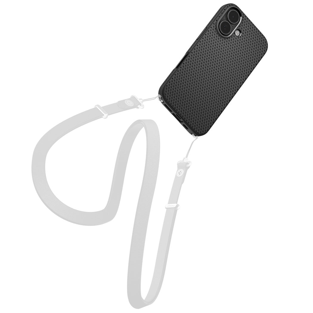 Handyhülle für iPhone 17, Spigen Liquid Air, Schwarz