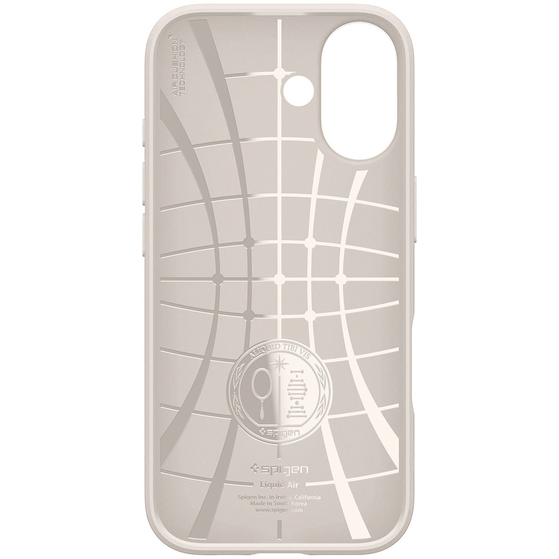 Handyhülle für iPhone 17, Spigen Liquid Air, Beige