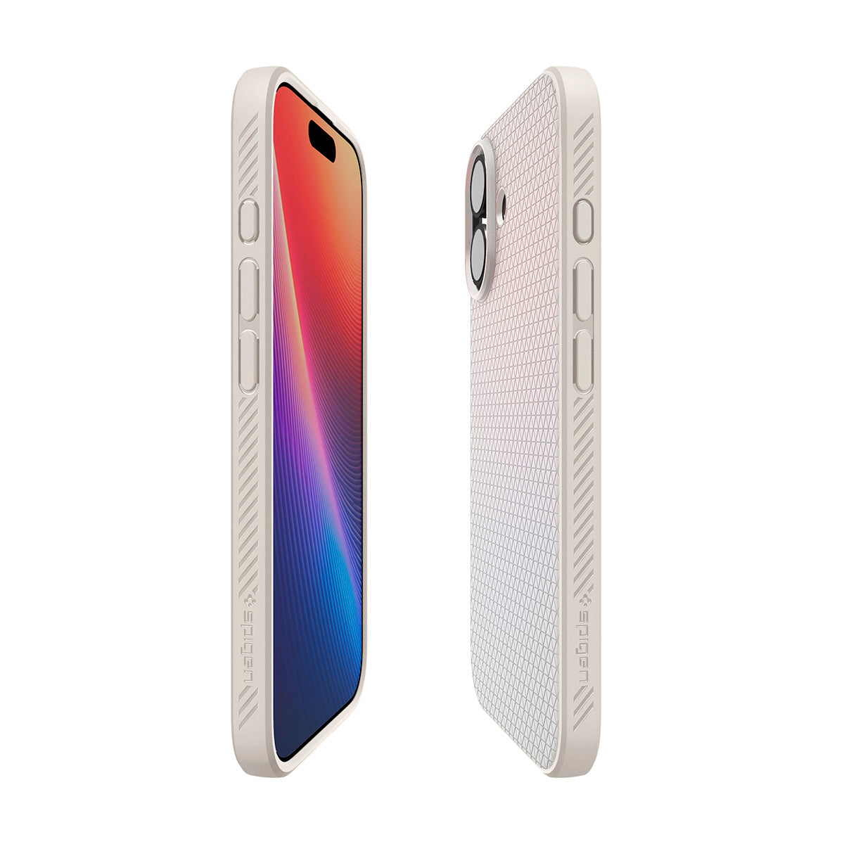 Handyhülle für iPhone 17, Spigen Liquid Air, Beige