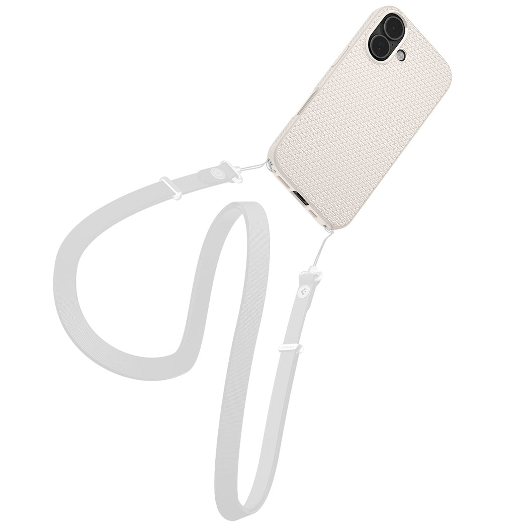 Handyhülle für iPhone 17, Spigen Liquid Air, Beige