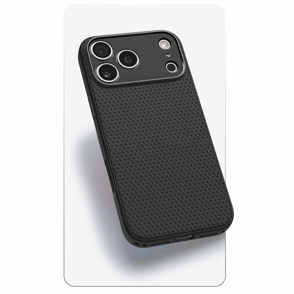 Handyhülle für iPhone 17 Pro, Spigen Liquid Air, Schwarz