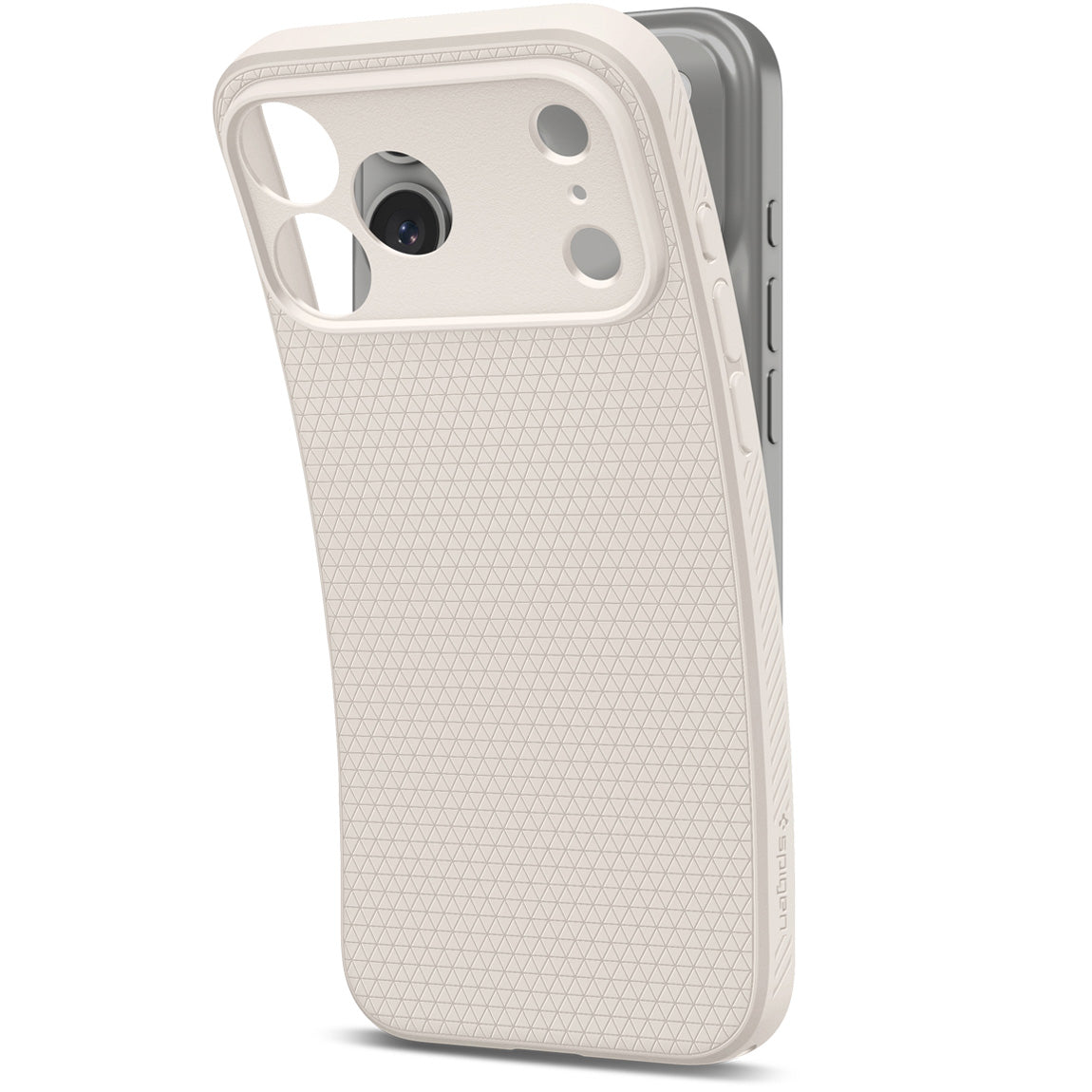 Handyhülle für iPhone 17 Pro Max, Spigen Liquid Air, Beige