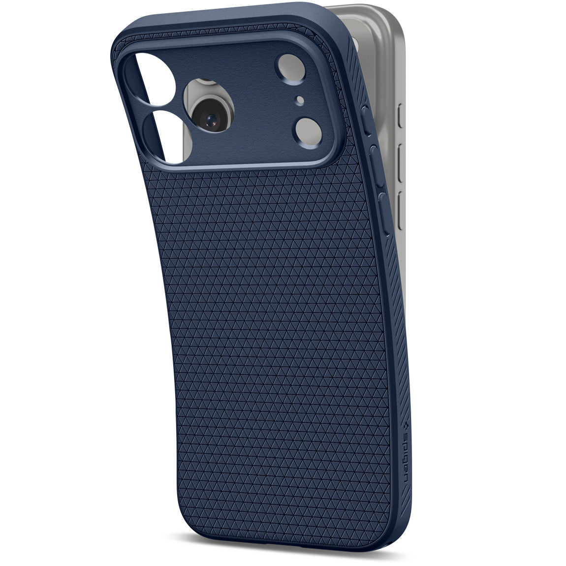 Handyhülle für iPhone 17 Pro Max, Spigen Liquid Air, Dunkelblau