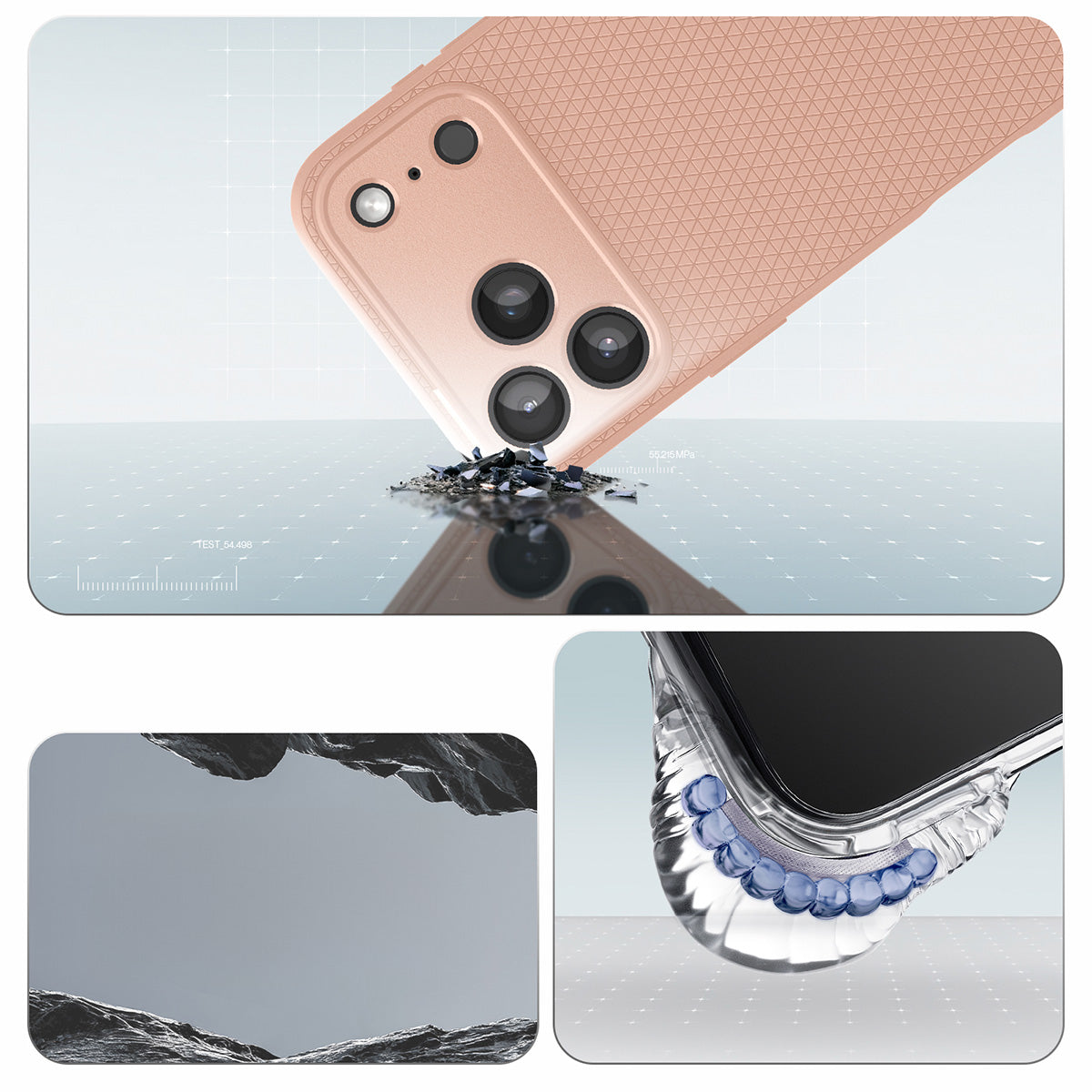 Handyhülle für iPhone 17 Pro Max, Spigen Liquid Air, Braun
