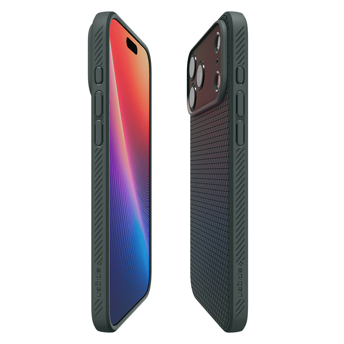 Handyhülle für iPhone 18 Pro Max, Spigen Liquid Air, Grün (12/14)