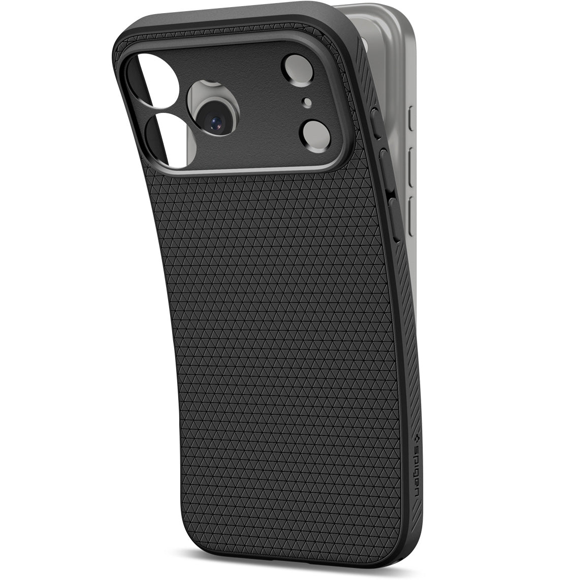Handyhülle für iPhone 18 Pro Max, Spigen Liquid Air, Schwarz (8/14)