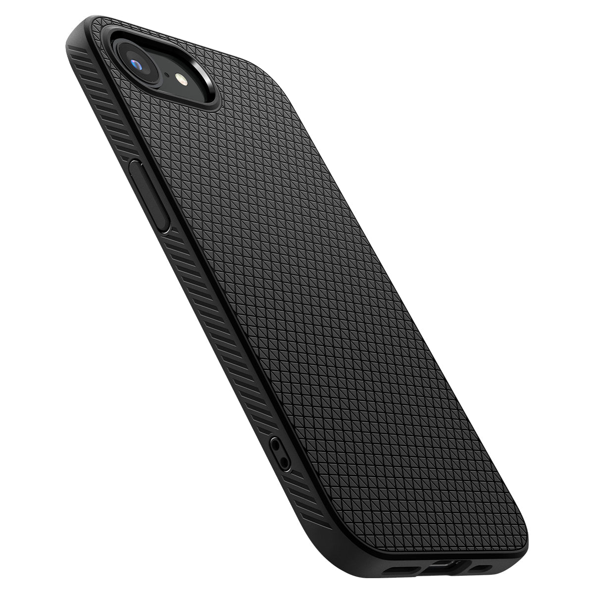 Handyhülle für iPhone 17e / 16e, Spigen Liquid Air, Schwarz