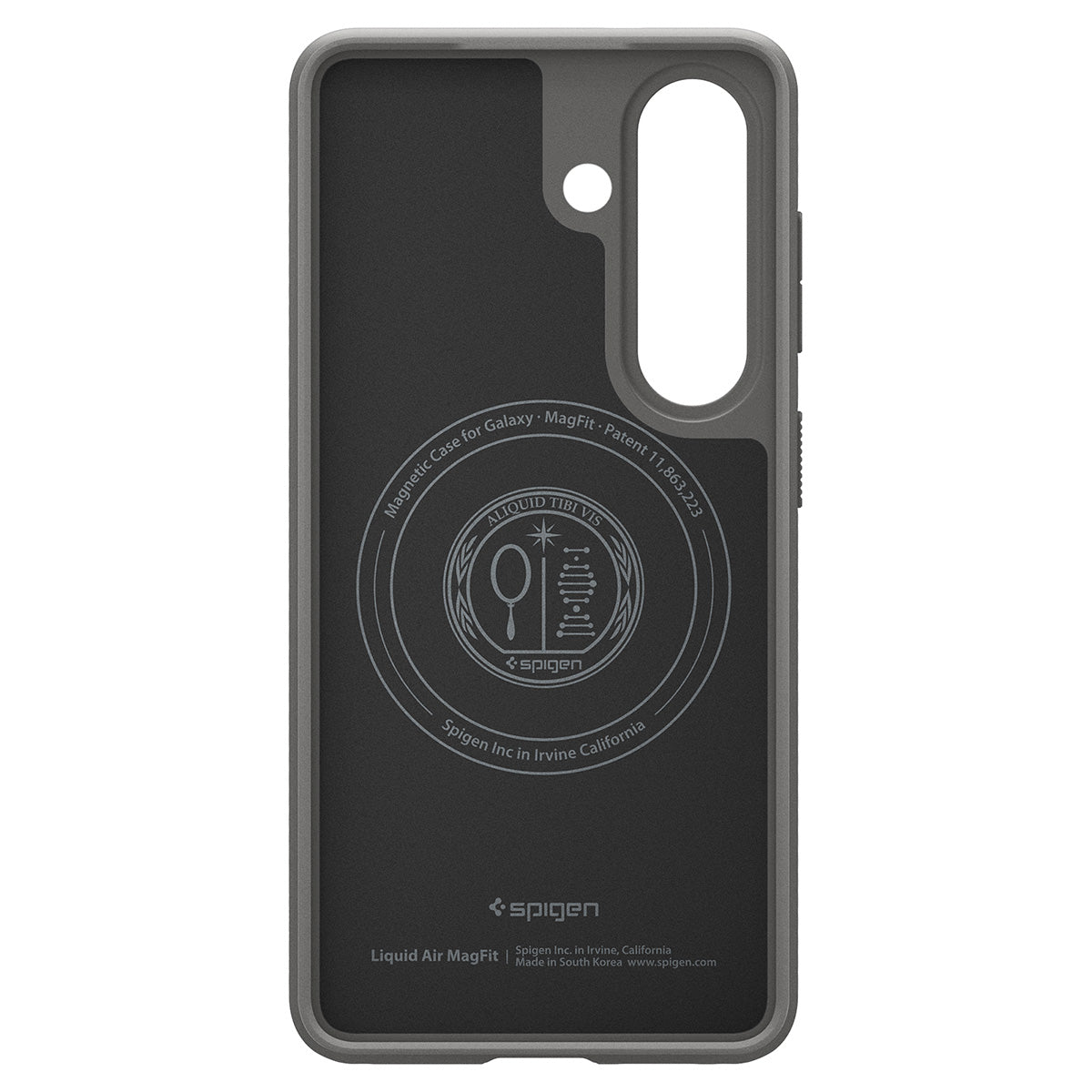 Handyhülle für Galaxy S26, Spigen Liquid Air Mag mit MagSafe, Grau