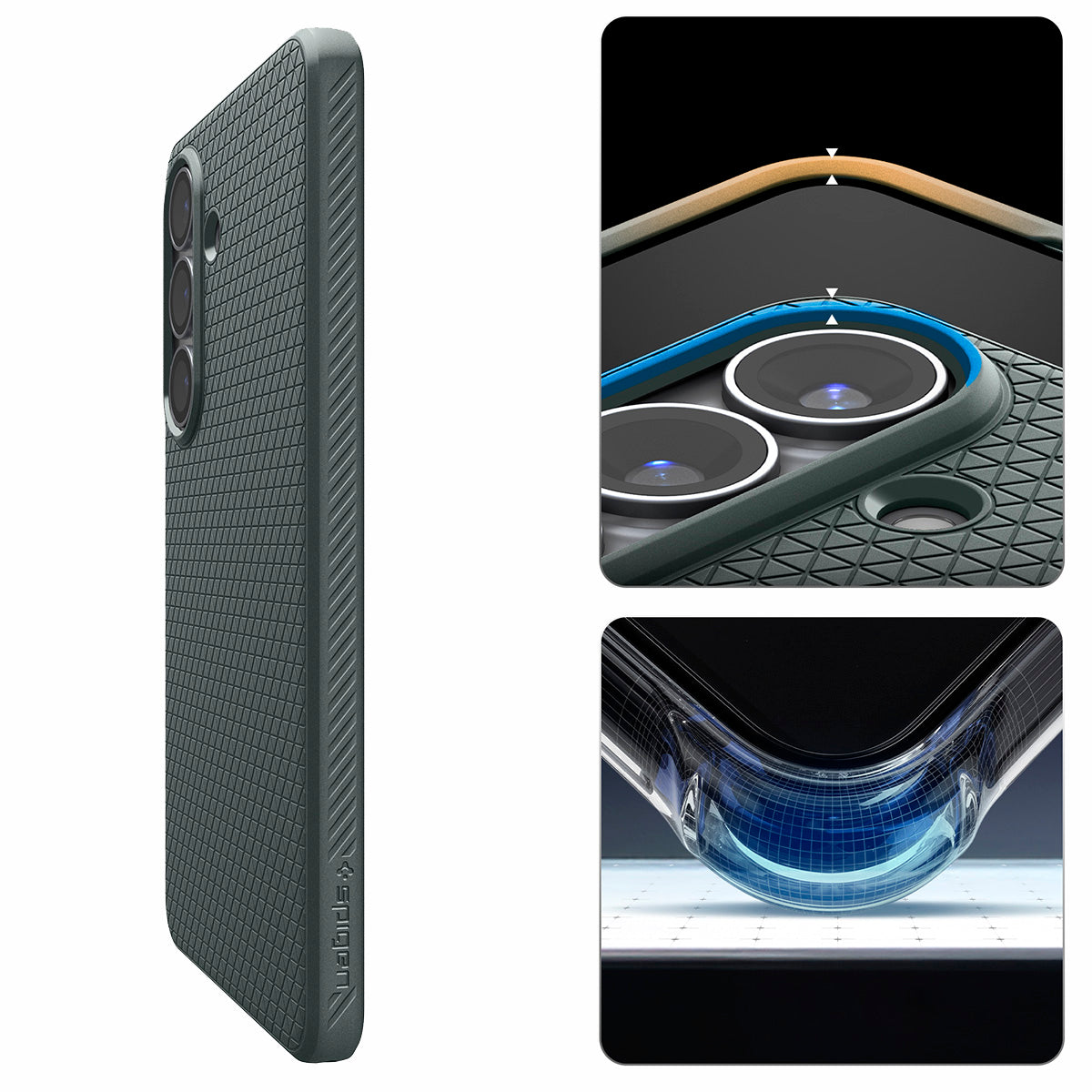 Handyhülle für Galaxy S26 Plus, Spigen Liquid Air Mag mit MagSafe, Grün