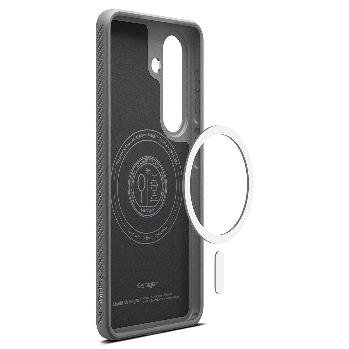 Handyhülle für Galaxy S26 Plus, Spigen Liquid Air Mag mit MagSafe, Grau