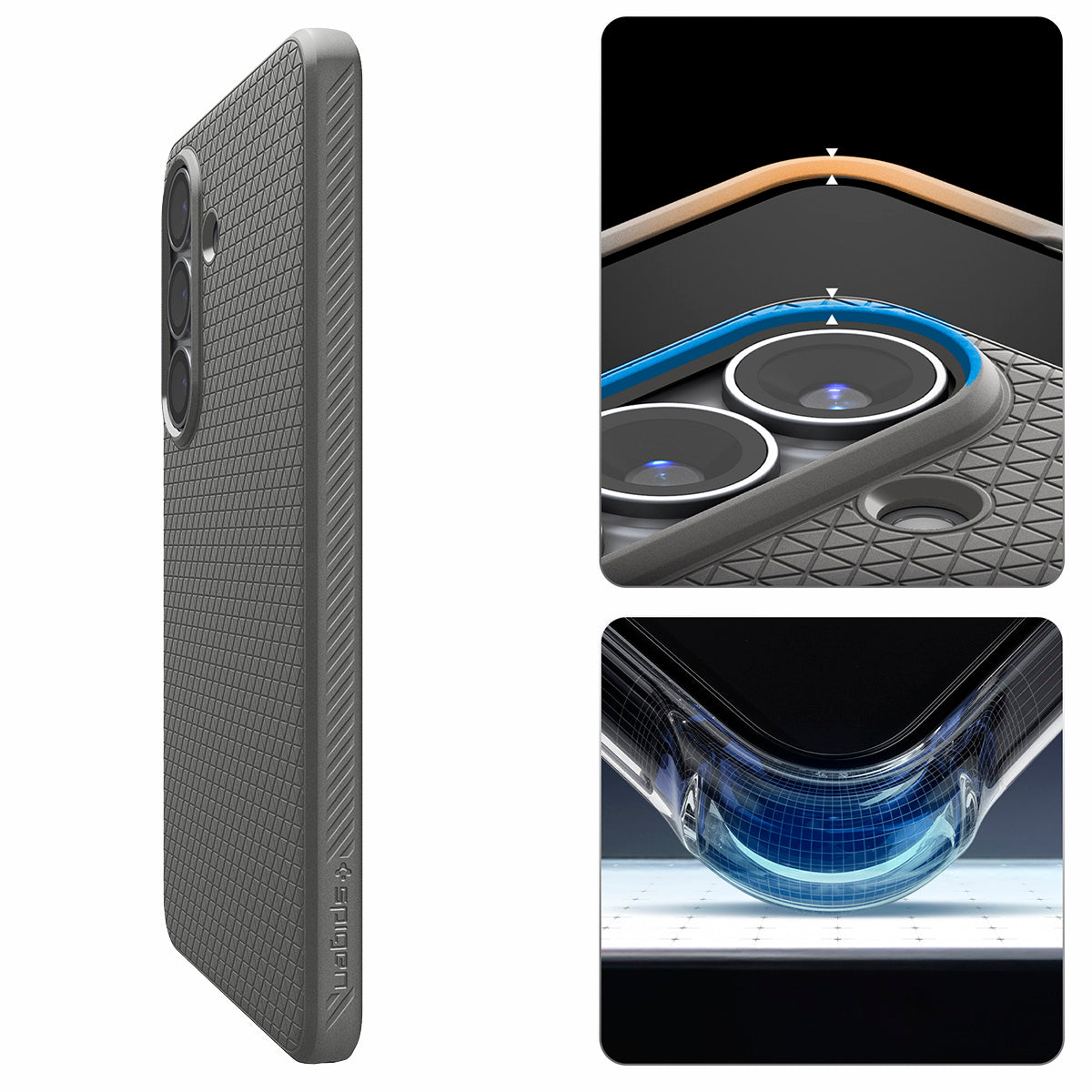 Handyhülle für Galaxy S26 Plus, Spigen Liquid Air Mag mit MagSafe, Grau