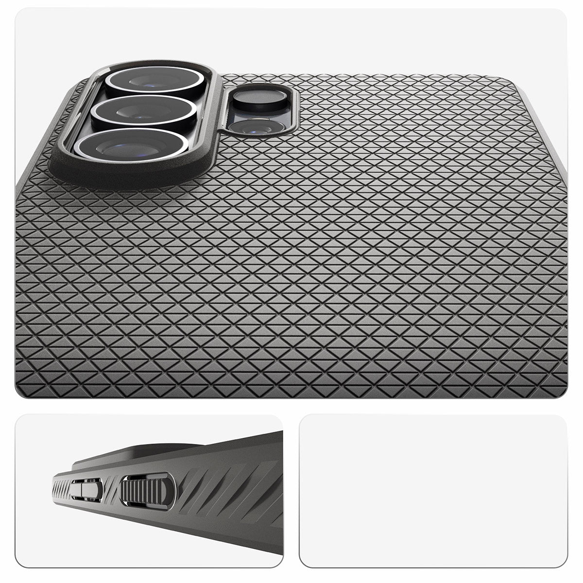 Handyhülle für Galaxy S26 Ultra, Spigen Liquid Air Mag mit MagSafe, Grau