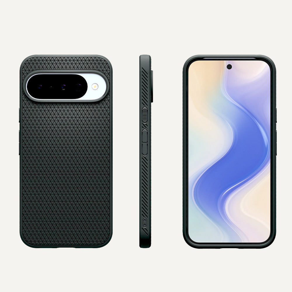 Handyhülle für Google Pixel 10 Pro / Pixel 10, Spigen Liquid Air Mag mit MagSafe, Grün