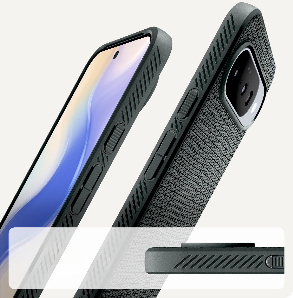 Handyhülle für Google Pixel 10 Pro / Pixel 10, Spigen Liquid Air Mag mit MagSafe, Grün