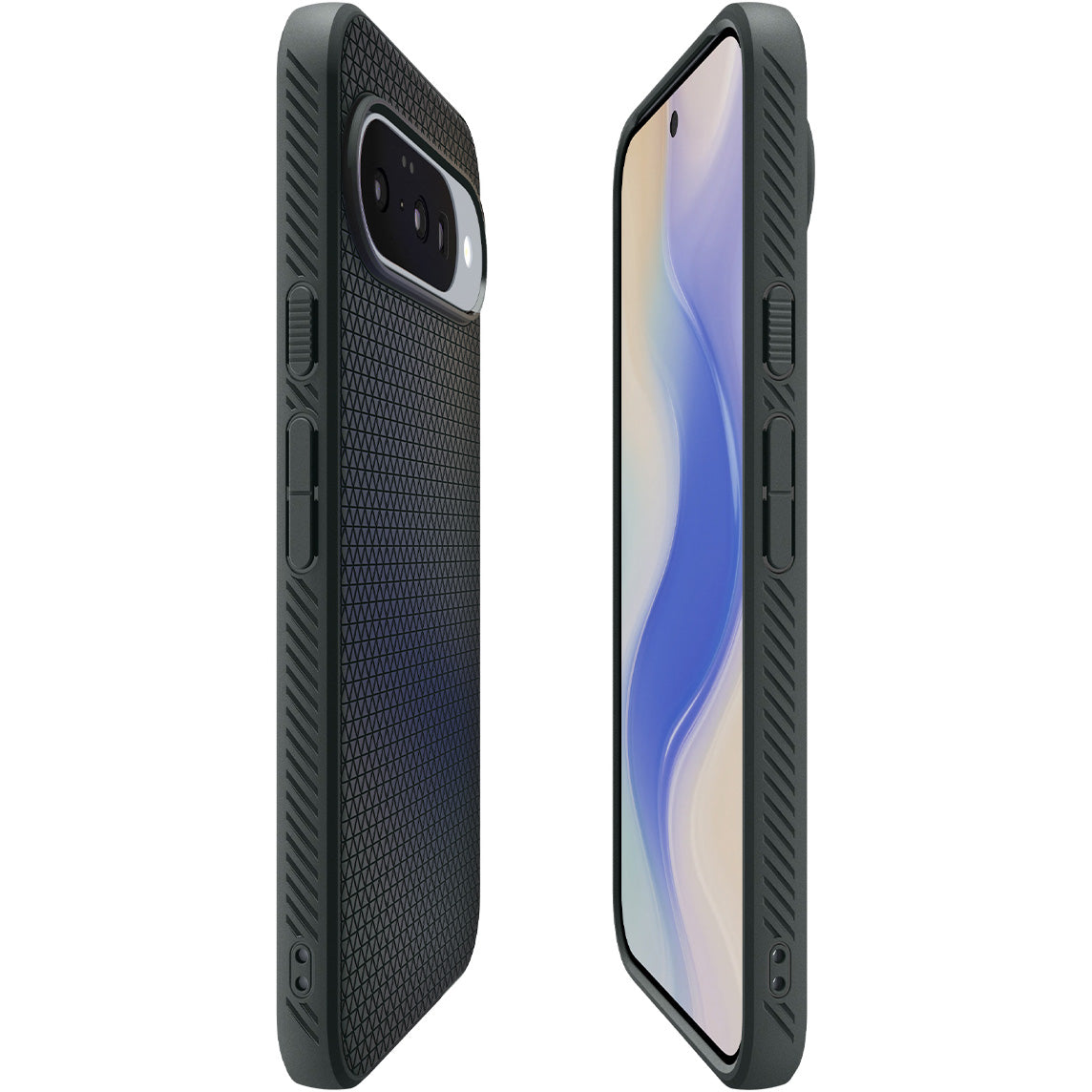 Handyhülle für Google Pixel 10 Pro / Pixel 10, Spigen Liquid Air Mag mit MagSafe, Grün