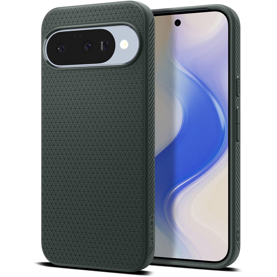Handyhülle für Google Pixel 10 Pro / Pixel 10, Spigen Liquid Air Mag mit MagSafe, Grün